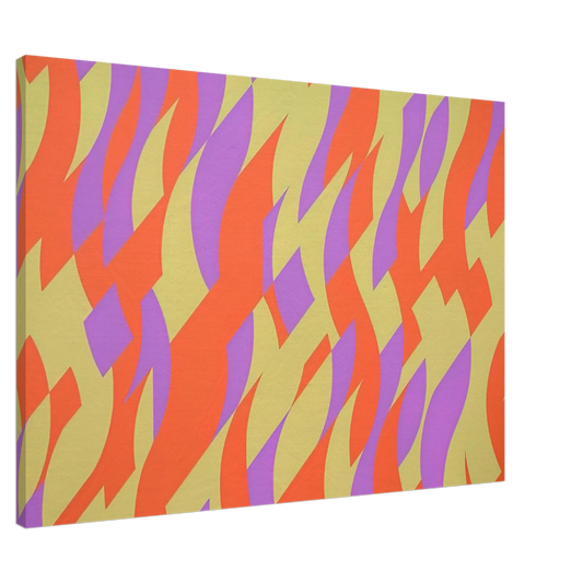 Bridget Riley - CARNIVAL 2000 Canvas - 20x30 cm / 8x12 inches-canvas