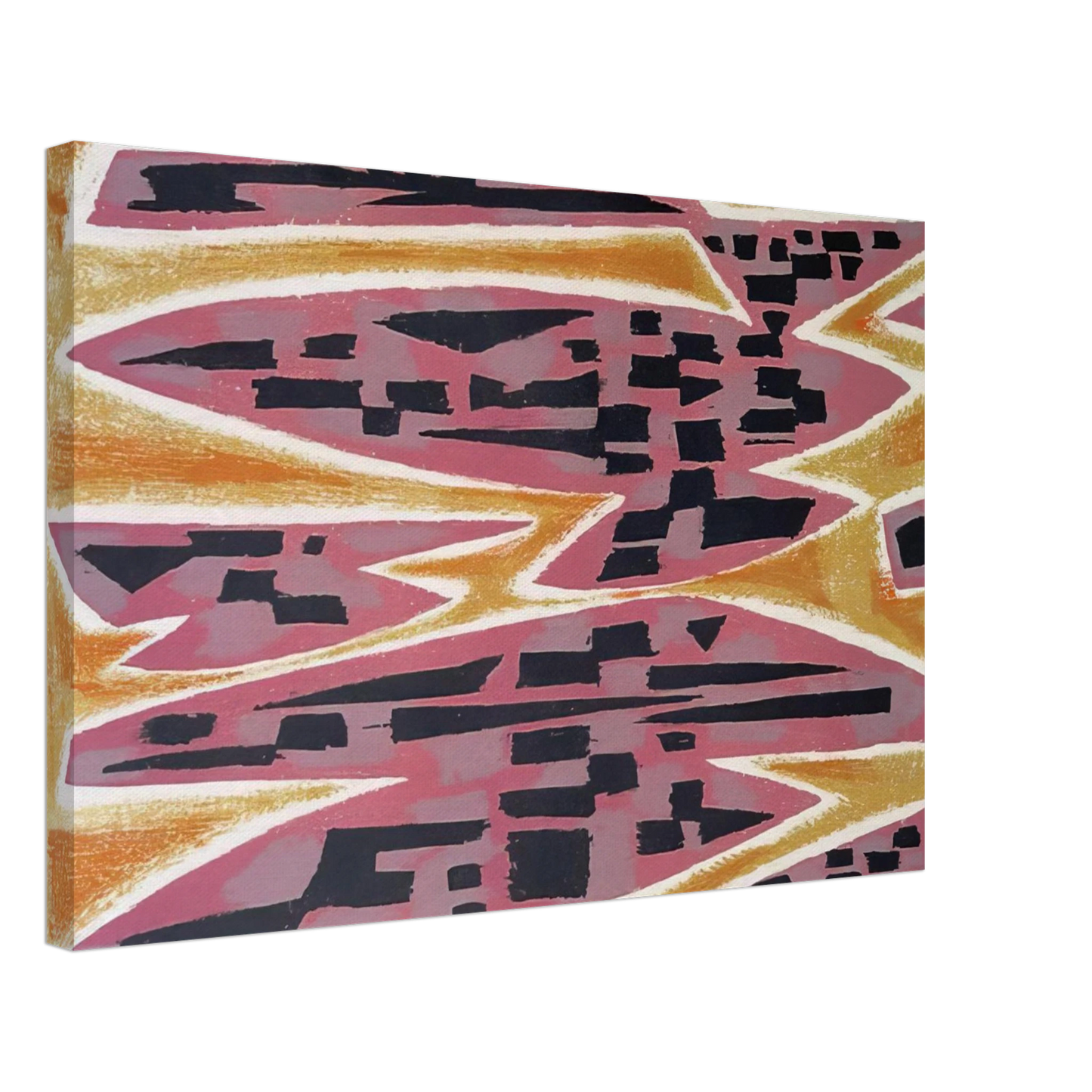 Alfred Manessier - Abstract Composition - 1955 Canvas - 70x100 cm / 28x40 inches-canvas