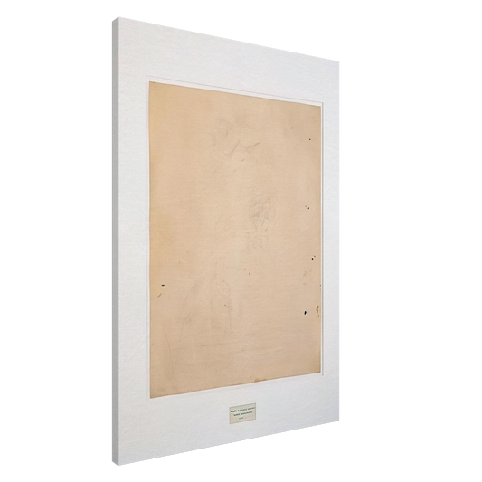 Robert Rauschenberg - ERASED DE KOONING 1953 Canvas - 20x30 cm / 8x12 inches-canvas