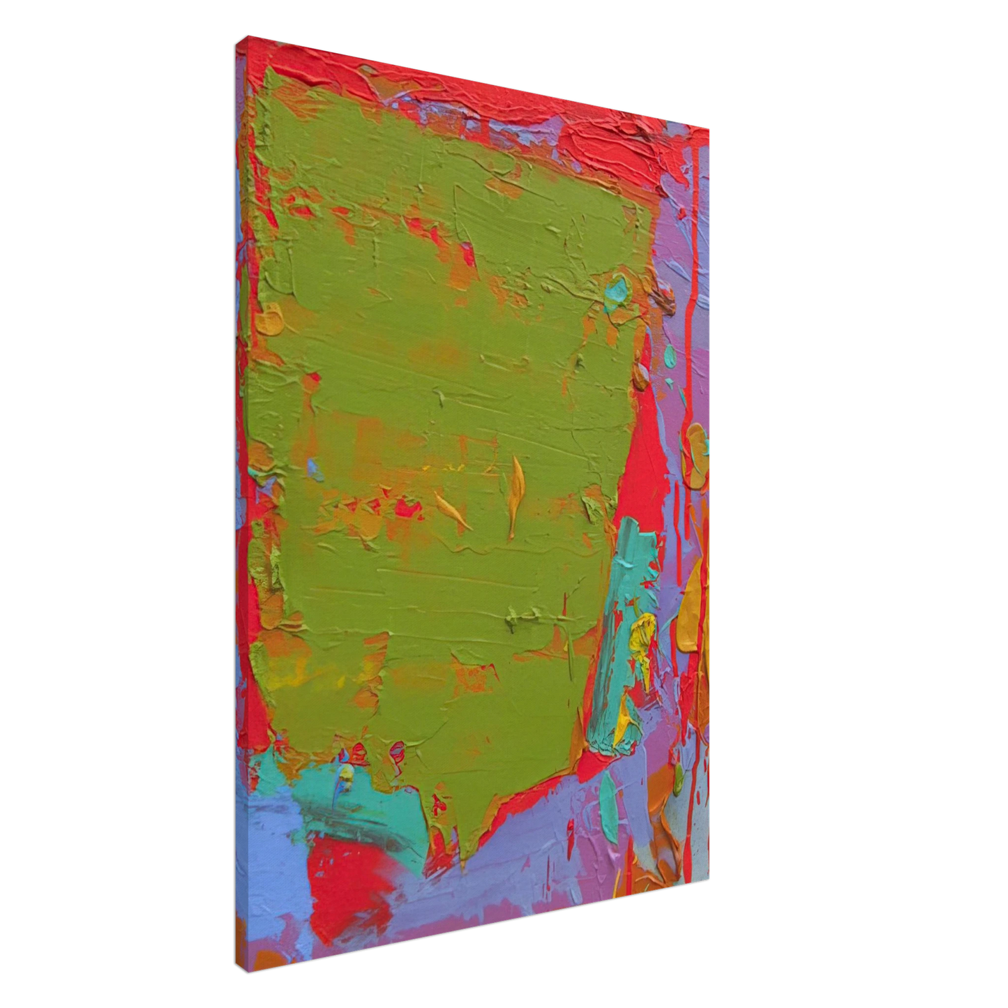 John Hoyland - 21.1.75 - 1975 Canvas - 20x30 cm / 8x12 inches-canvas