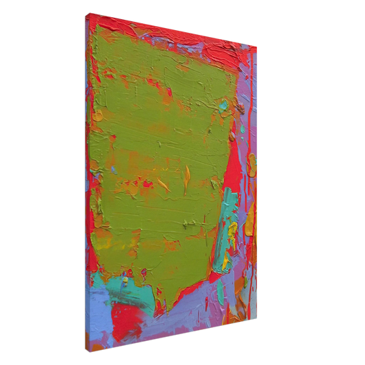 John Hoyland - 21.1.75 - 1975 Canvas - 20x30 cm / 8x12 inches-canvas