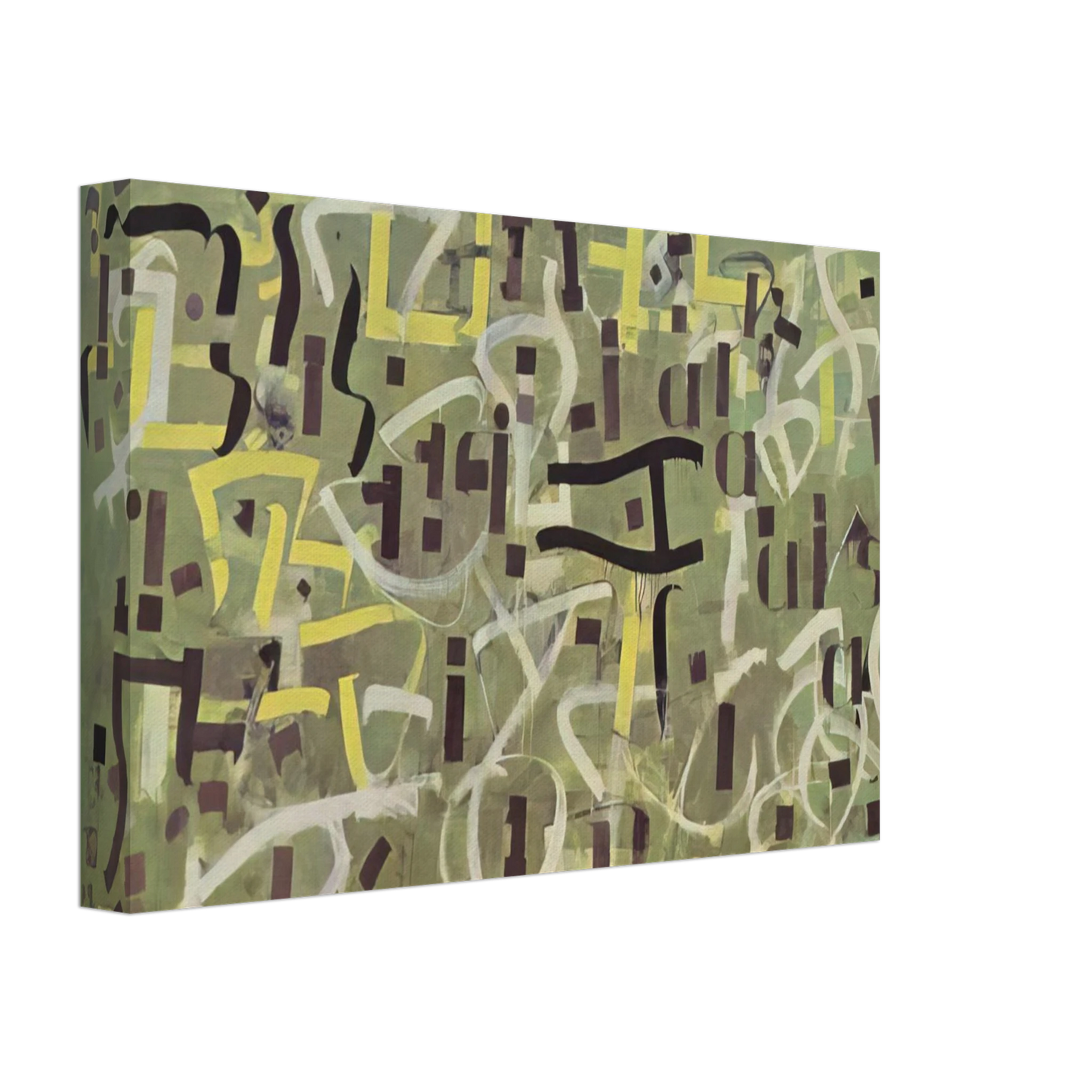 Bradley Walker Tomlin - Number 9. In Praise of Gertrude Stein - 1950 Canvas - 70x100 cm / 28x40 inches-canvas