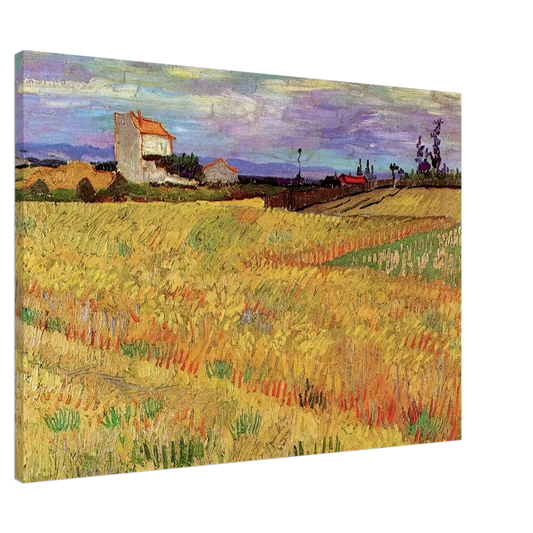 Vincent van Gogh - Wheat Field Canvas - 20x30 cm / 8x12 inches-canvas