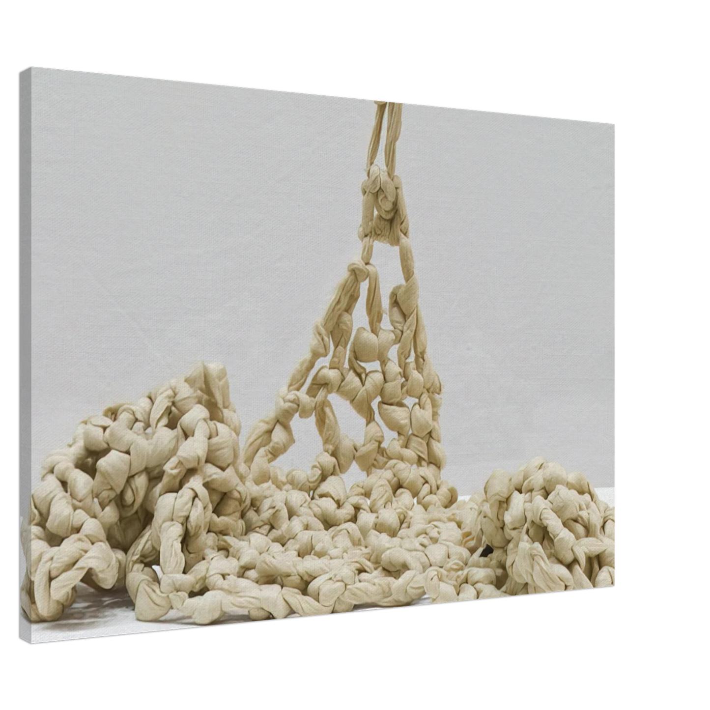 Mira Schendel - Untitled from Droguinhas - 1966 Canvas - 20x30 cm / 8x12 inches-canvas