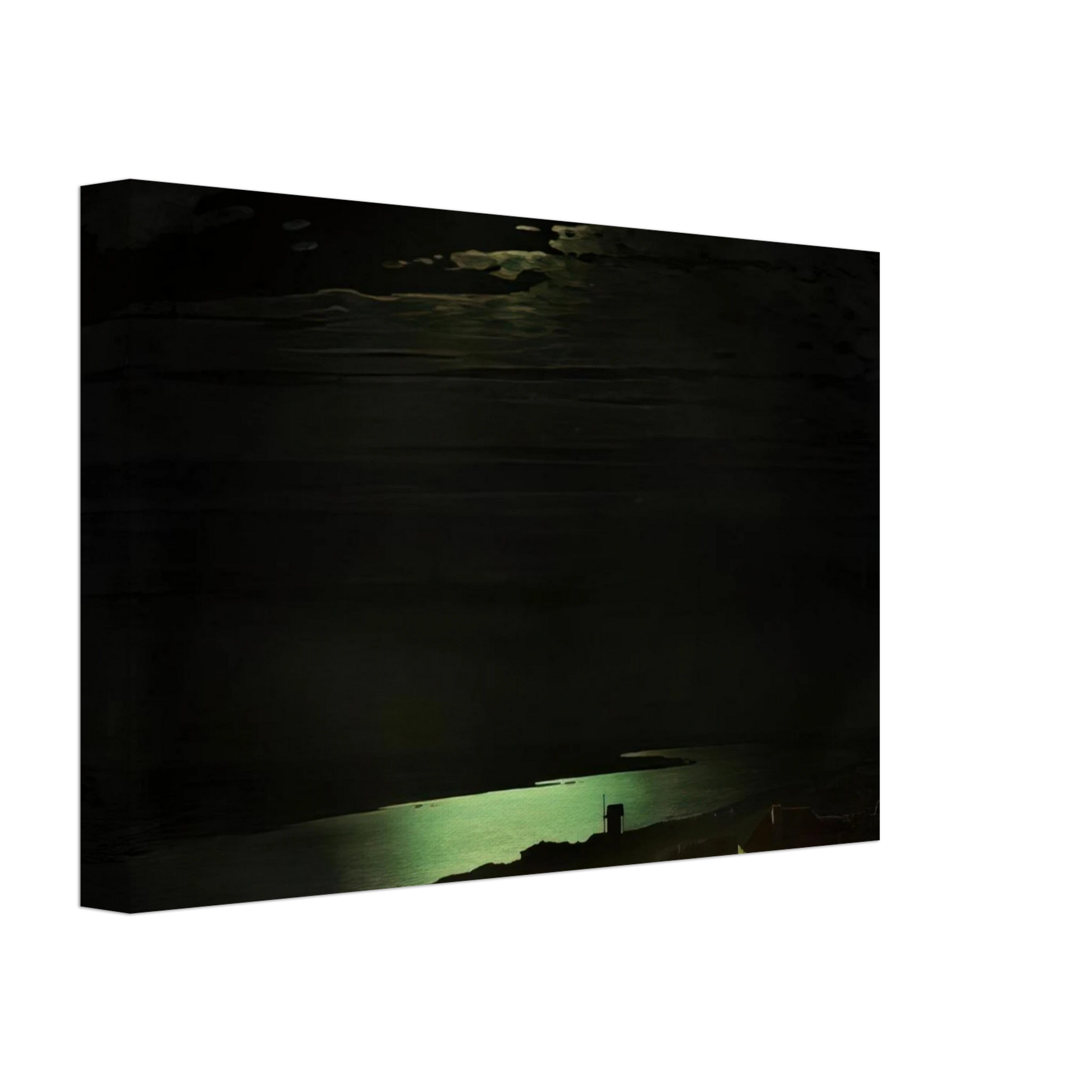 Arkhyp Kuindzhi - Moonlight Night on the Dnieper Canvas - 40x60 cm / 16x24 inches-canvas