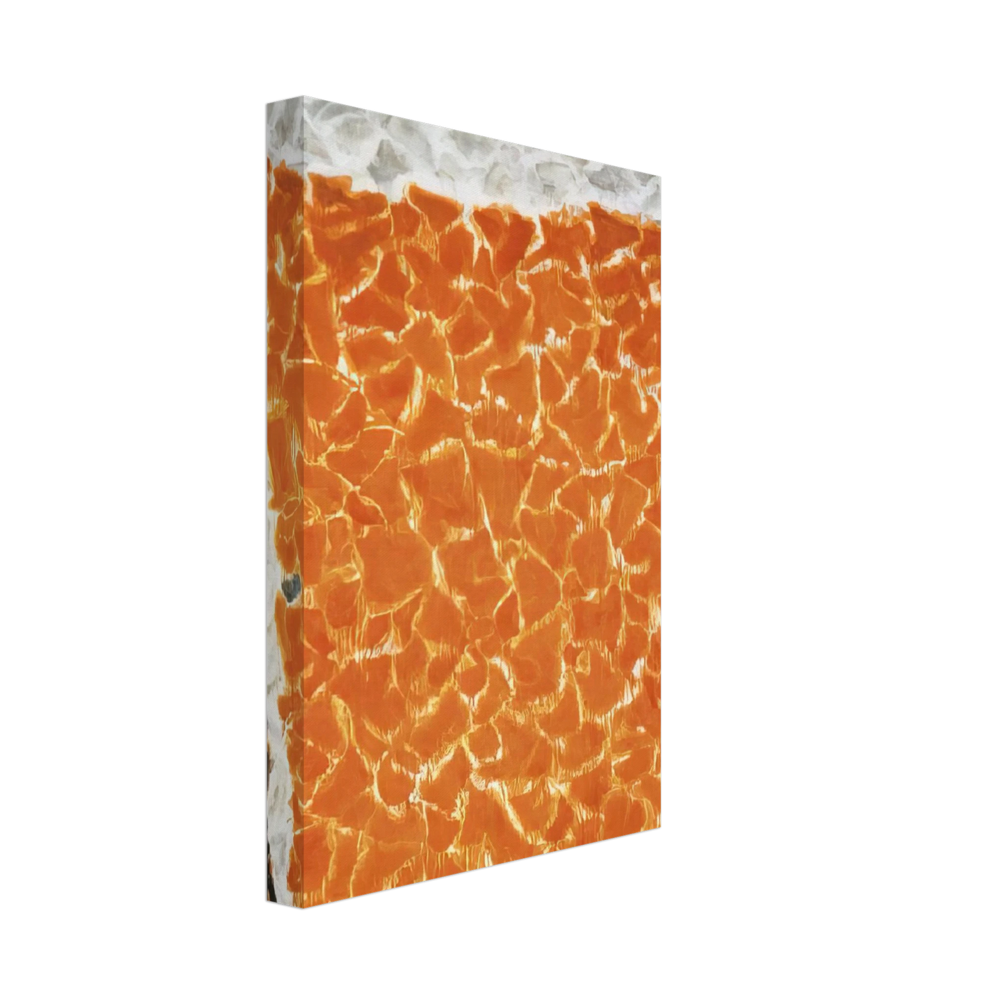 Sam Francis - Big Orange Canvas - 40x60 cm / 16x24 inches-canvas