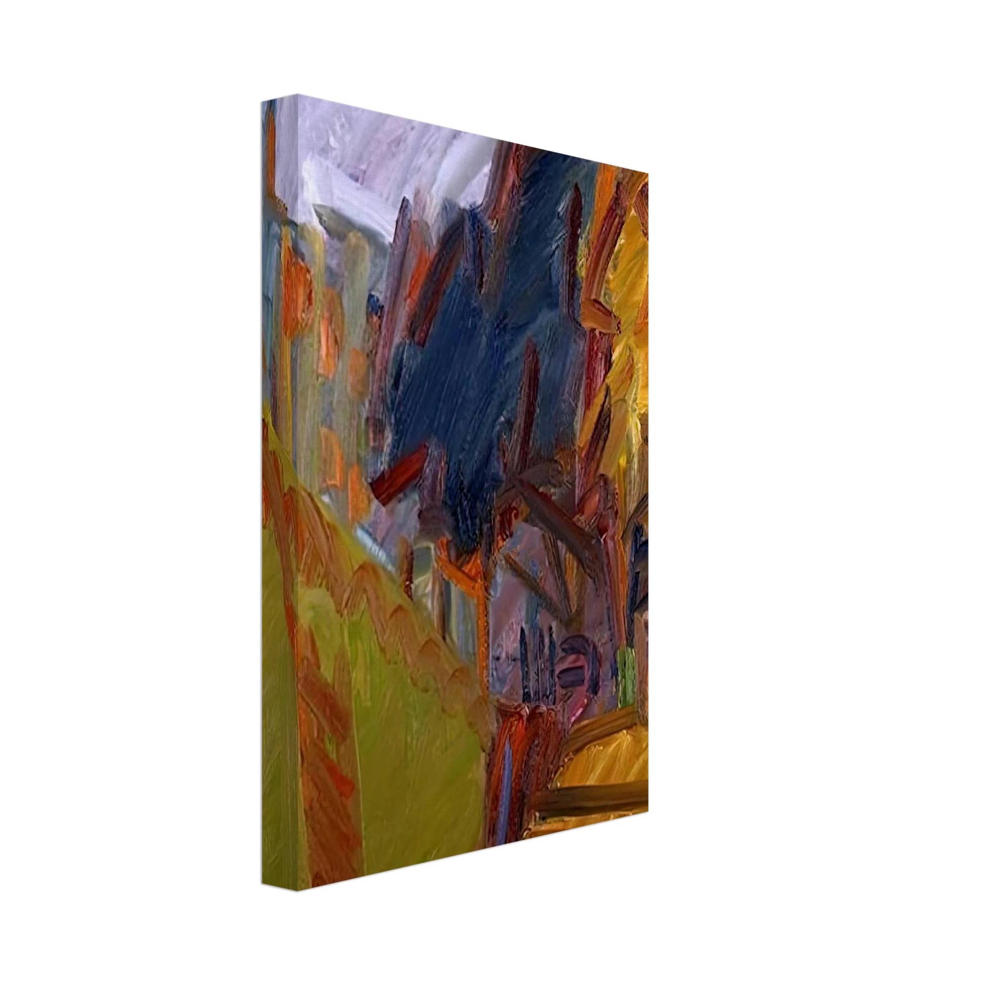 Frank Auerbach - ALBERO DI FRONTE Canvas - 70x100 cm / 28x40 inches-canvas