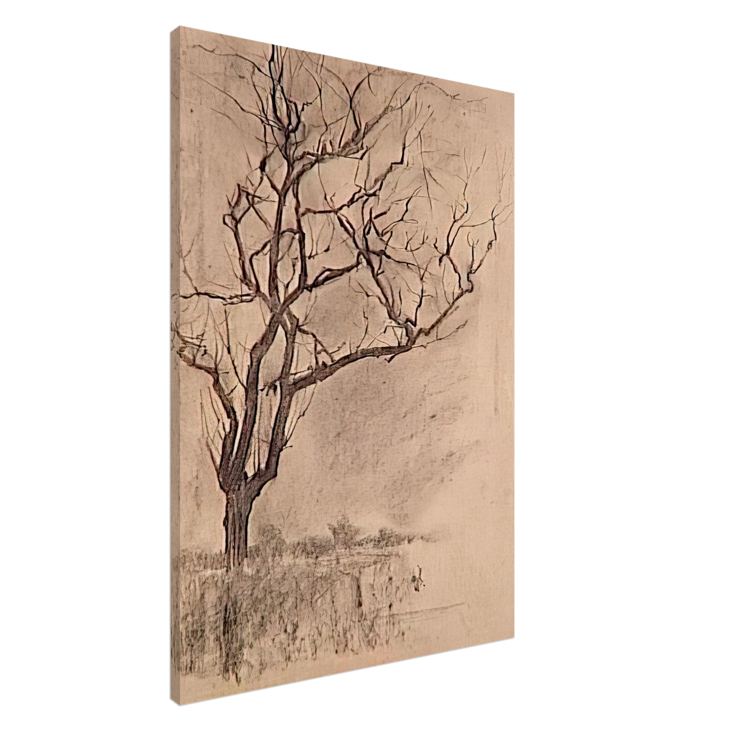 Piet Mondrian - Design for the Church of St. Jacob Canvas - 20x30 cm / 8x12 inches-canvas