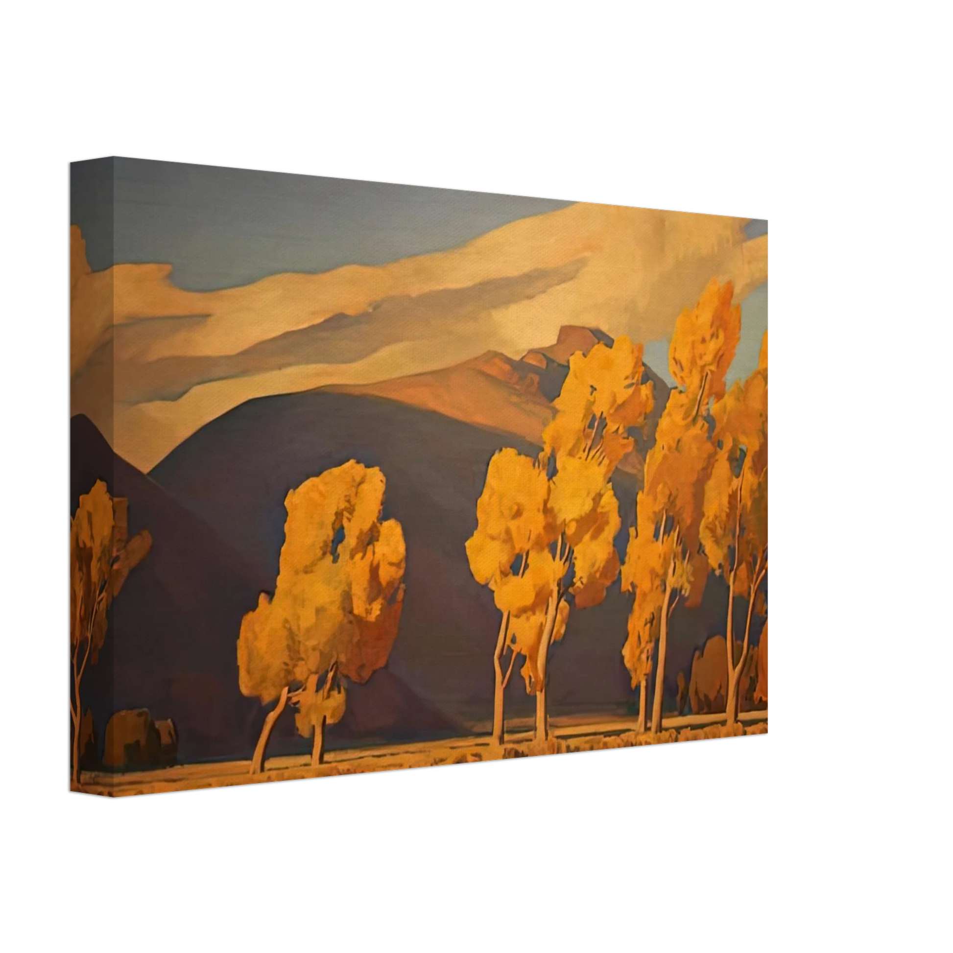 Maynard Dixon - NOVEMBER IN NEVADA 1935 Canvas - 70x100 cm / 28x40 inches-canvas