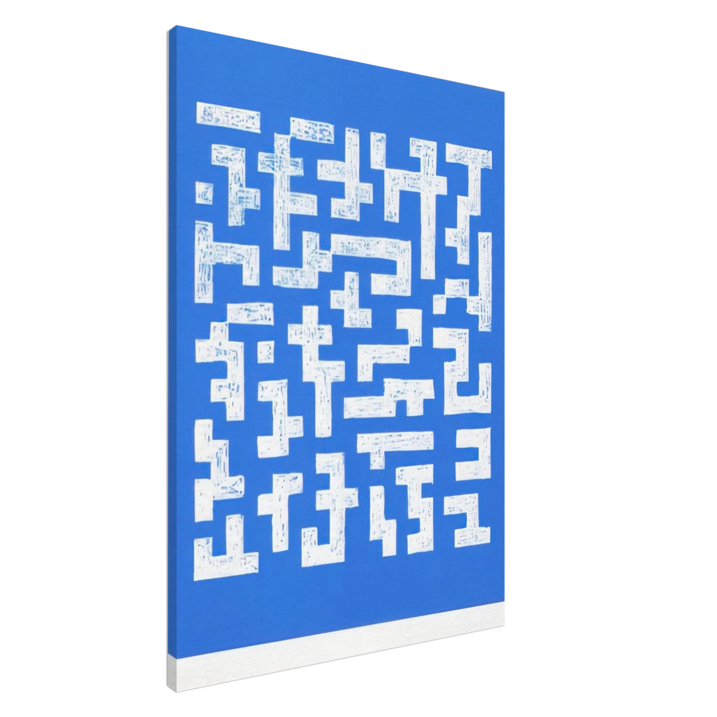 Anni Albers - DOUBLE IMPRESSION IV 1978 Canvas - 20x30 cm / 8x12 inches-canvas