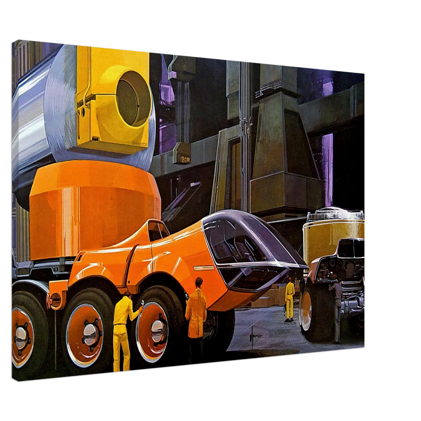 Syd Mead - Syd Mead Canvas - 20x30 cm / 8x12 inches-canvas