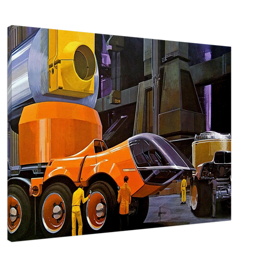 Syd Mead - Syd Mead Canvas - 20x30 cm / 8x12 inches-canvas