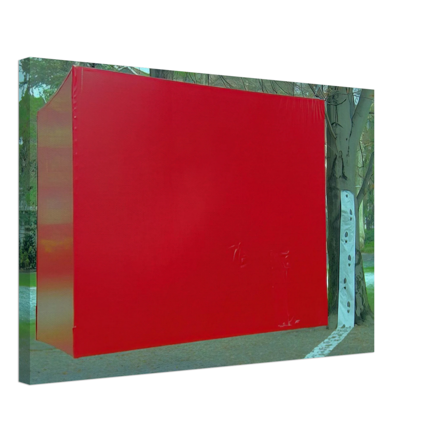 Jiro Yoshihara - Room - 1956 Canvas - 70x100 cm / 28x40 inches-canvas