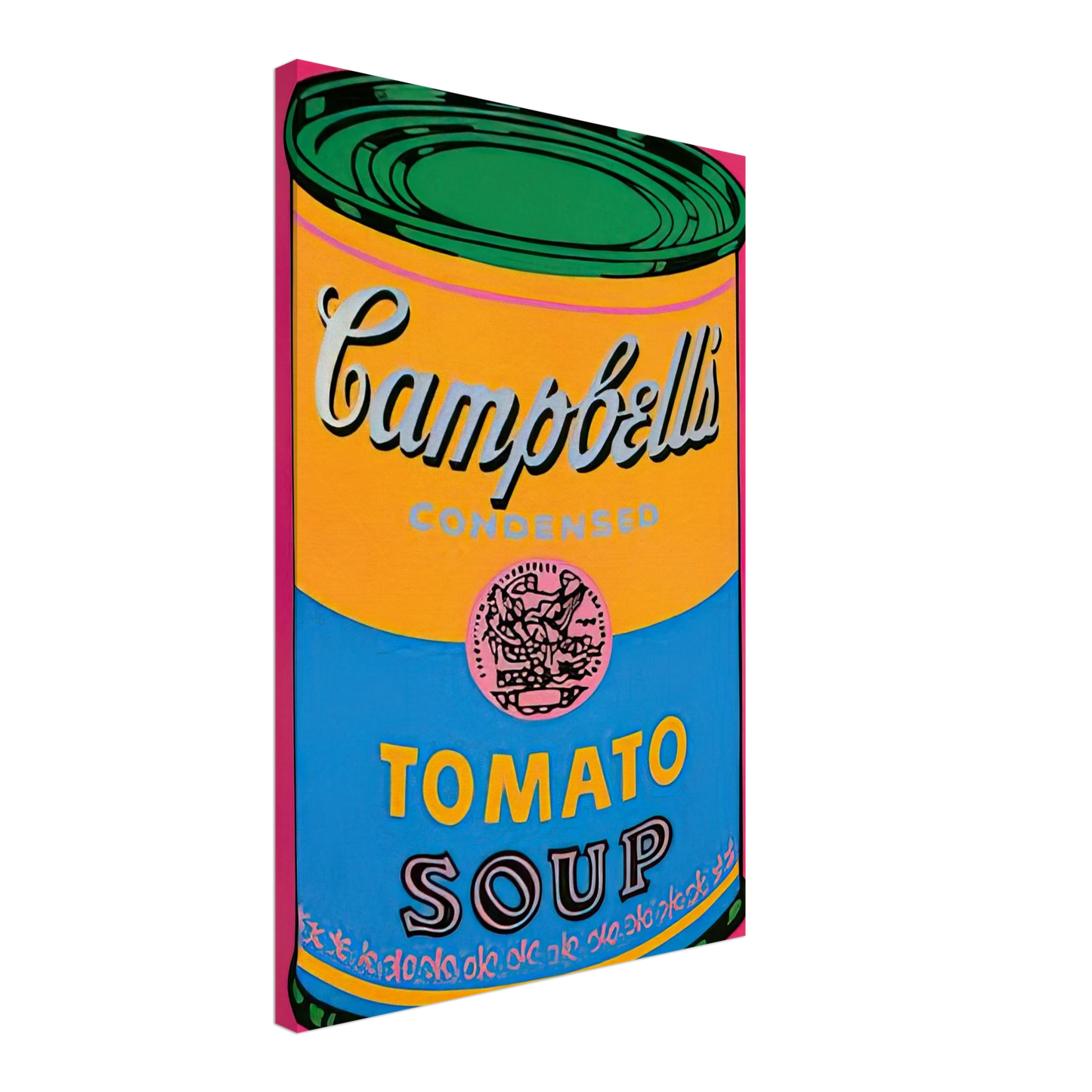Andy Warhol - Campbell's Soup Can  Canvas - 70x100 cm / 28x40 inches-canvas