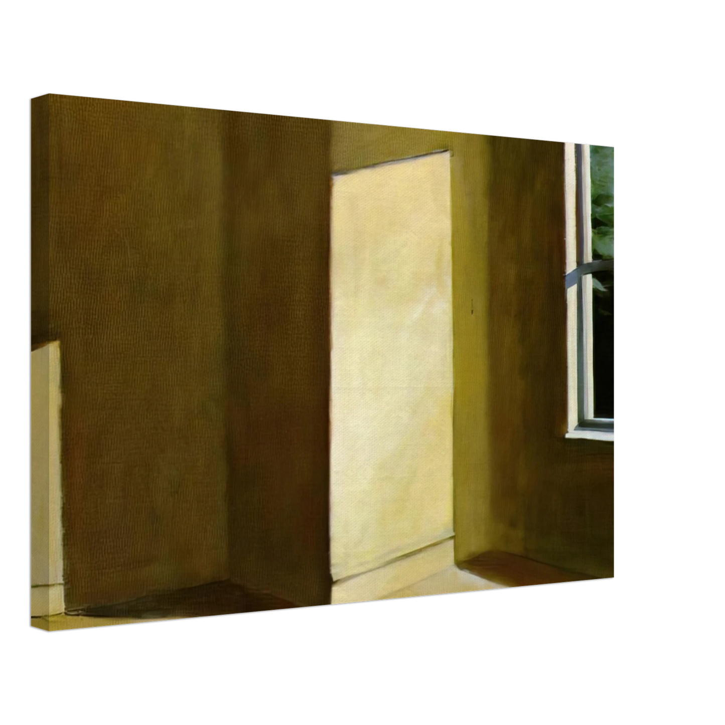 Edward Hopper - Sun in an Empty Room Canvas - 40x60 cm / 16x24 inches-canvas