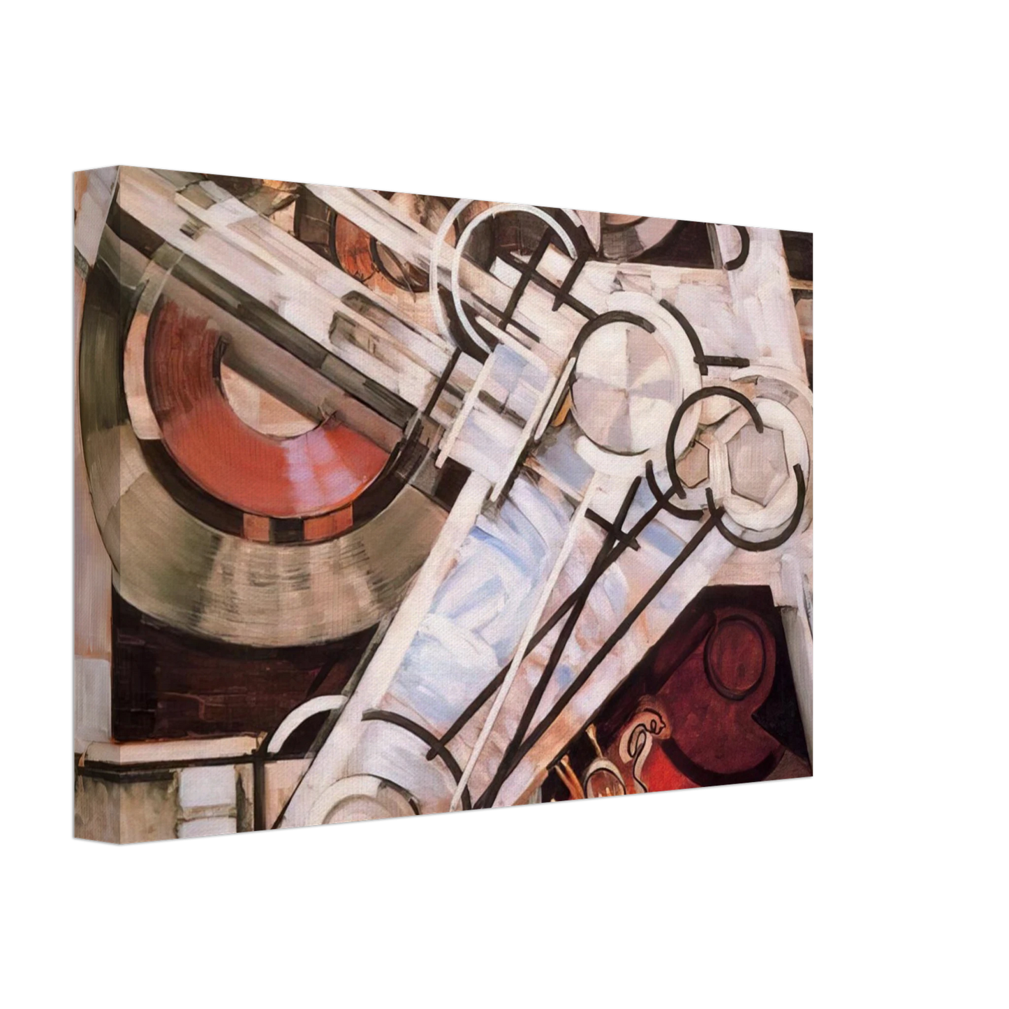 Frantisek Kupka - Drill Canvas - 70x100 cm / 28x40 inches-canvas