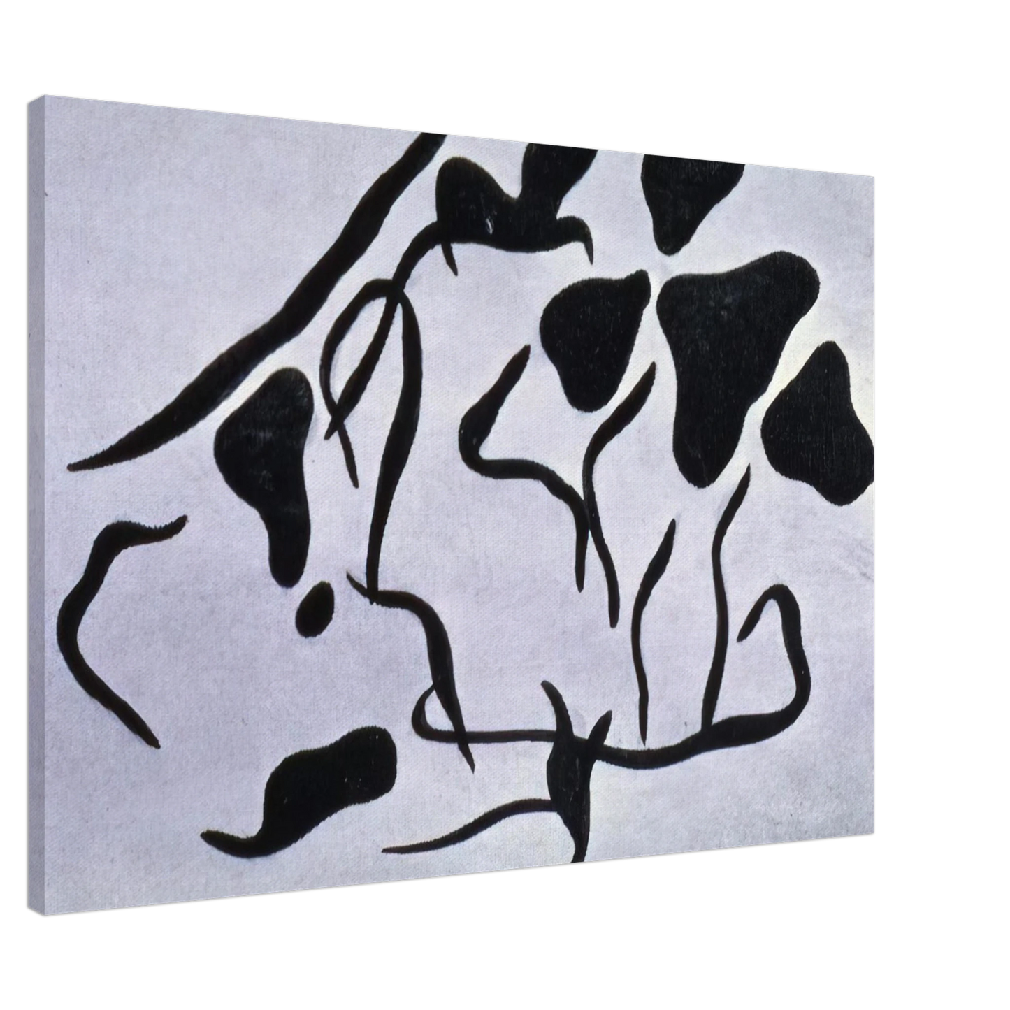 Jean Arp - Automatic Drawing Canvas - 20x30 cm / 8x12 inches-canvas