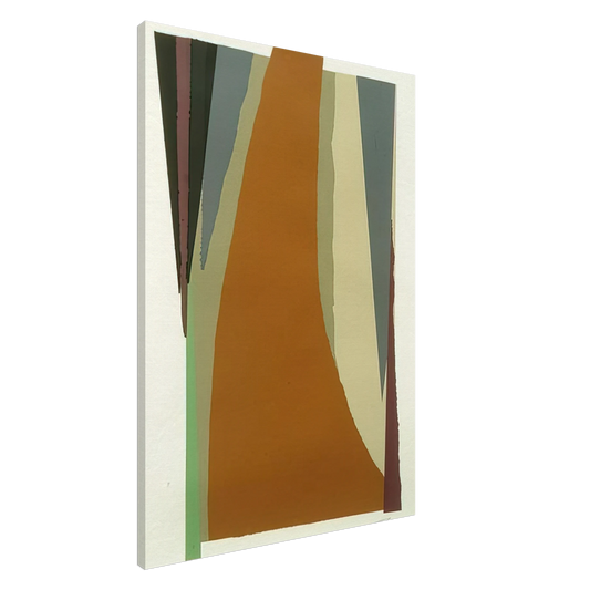 Larry Zox - Untitled - Lyrical Abstraction Canvas - 20x30 cm / 8x12 inches-canvas