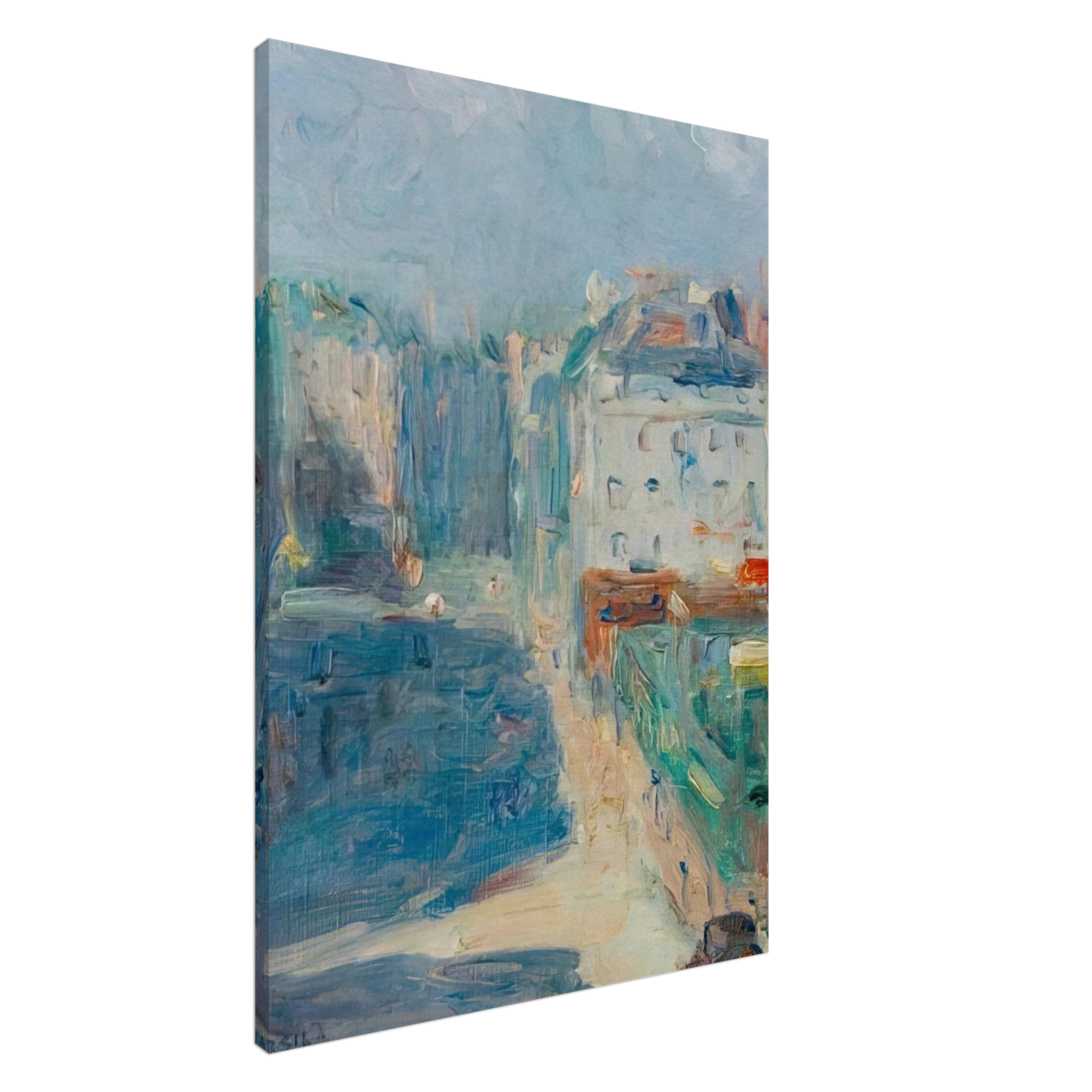 Tarsila do Amaral - View of the Paris Hotel Canvas - 20x30 cm / 8x12 inches-canvas