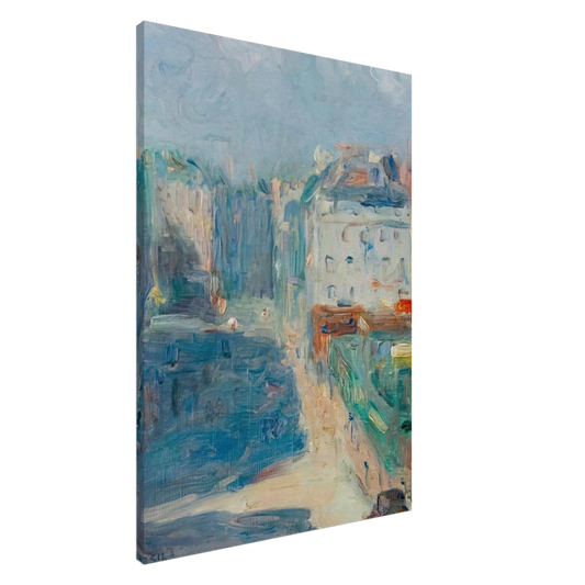 Tarsila do Amaral - View of the Paris Hotel Canvas - 20x30 cm / 8x12 inches-canvas