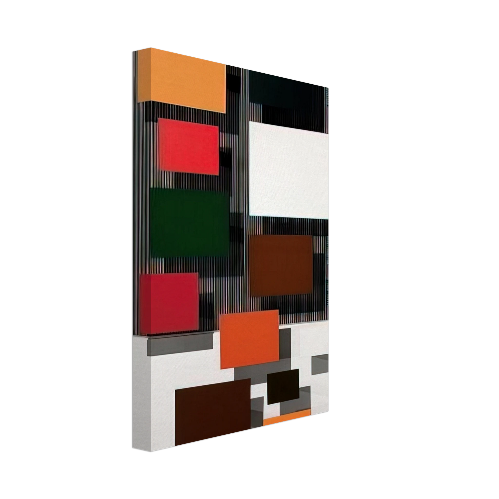 Jesus Rafael Soto - VIBRATION SUPERIEURE 1998 Canvas - 40x60 cm / 16x24 inches-canvas