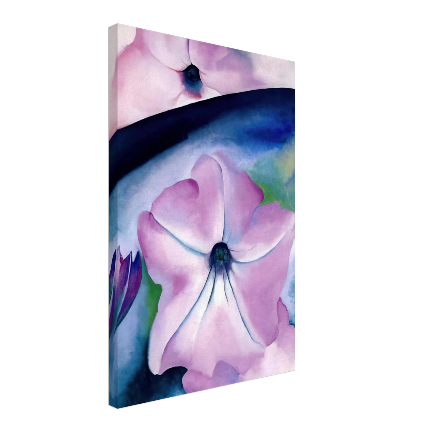 Georgia O'Keeffe - Petunia II Canvas - 40x60 cm / 16x24 inches-canvas