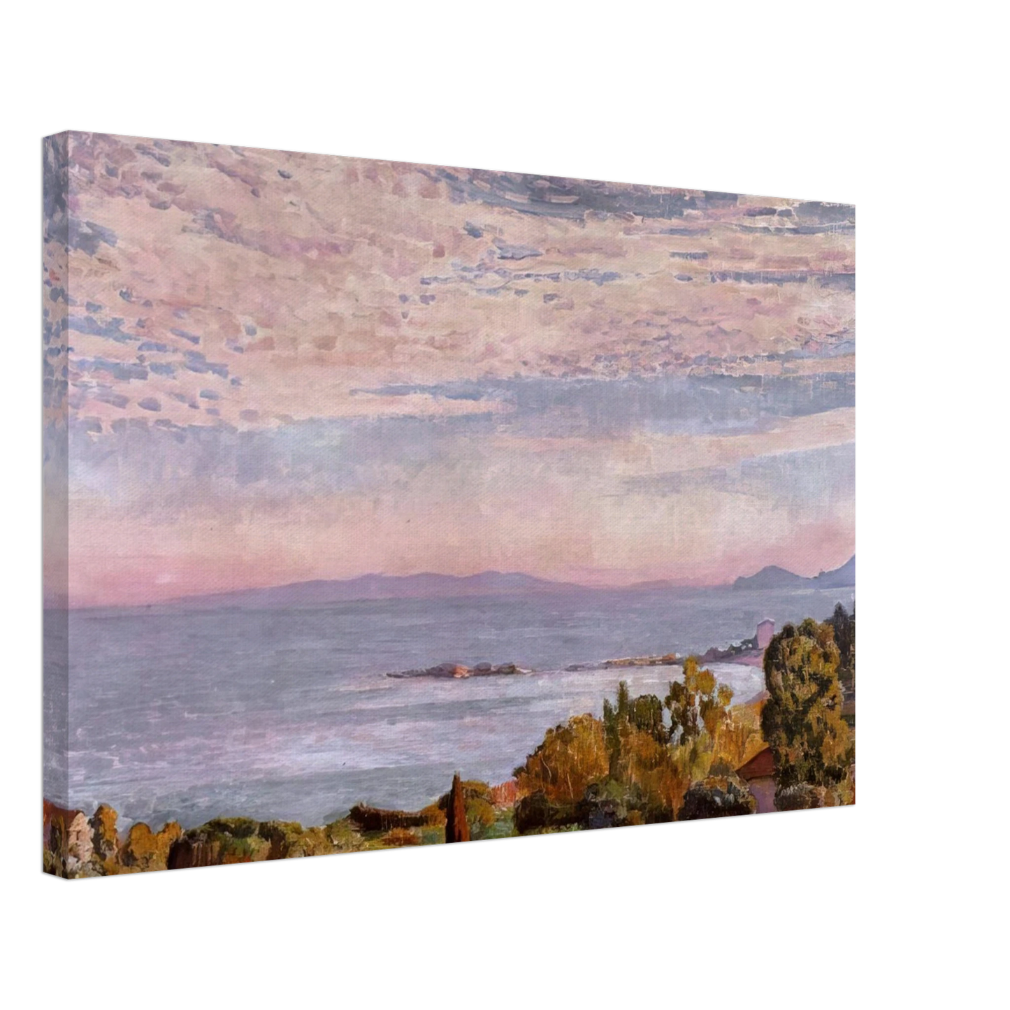 Theo van Rysselberghe - THE BAY OF ST CLAIR 1923 Canvas - 70x100 cm / 28x40 inches-canvas