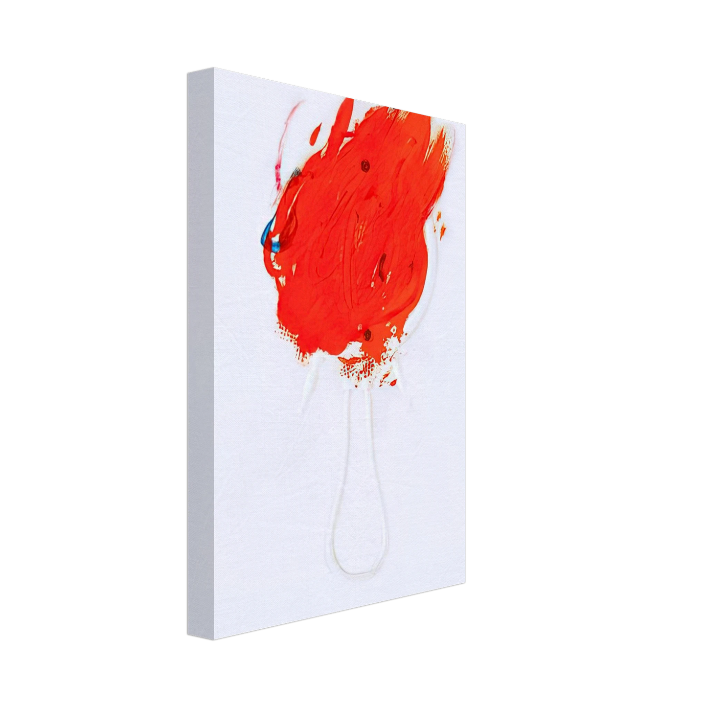 Antoni Tapies - UNTITLED FLAME AND MIRROR 1967 Canvas - 70x100 cm / 28x40 inches-canvas