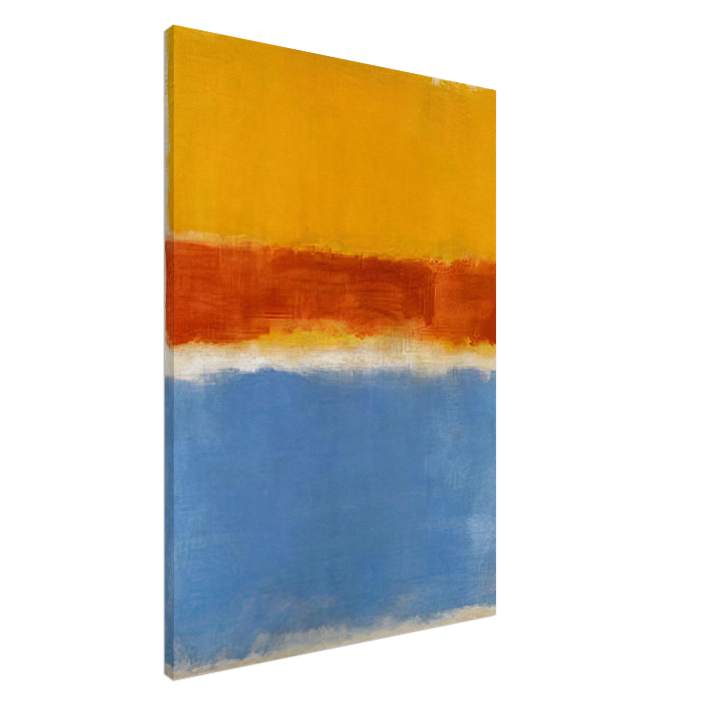Mark Rothko - Untitled Yellow, Red and Blue - 1953 Canvas - 20x30 cm / 8x12 inches-canvas