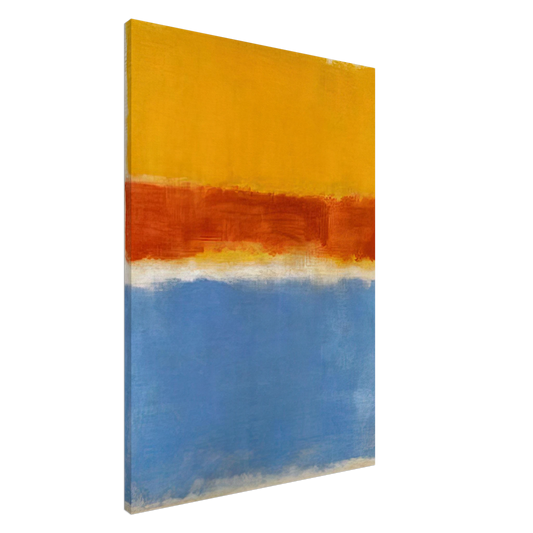 Mark Rothko - Untitled Yellow, Red and Blue - 1953 Canvas - 20x30 cm / 8x12 inches-canvas
