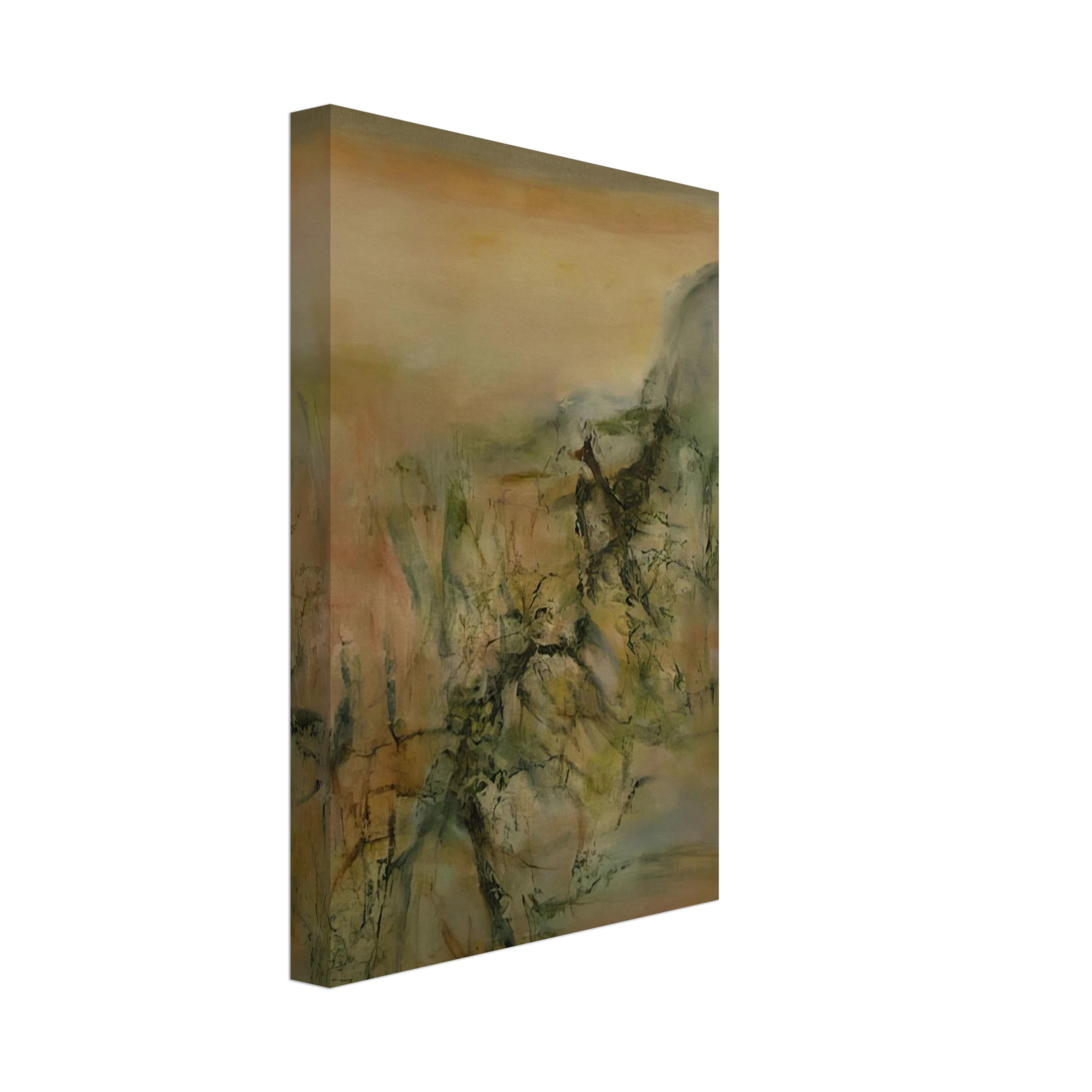 Zao Wou-Ki - 12 12 2000 2000 Canvas - 40x60 cm / 16x24 inches-canvas