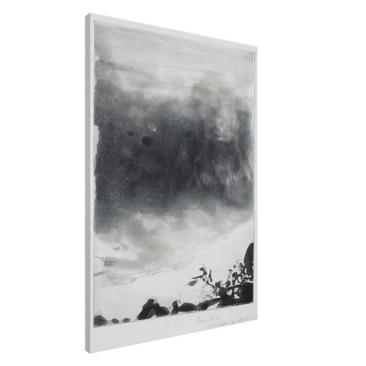 Zao Wou-Ki - PROUSTIANA 1991 Canvas - 20x30 cm / 8x12 inches-canvas