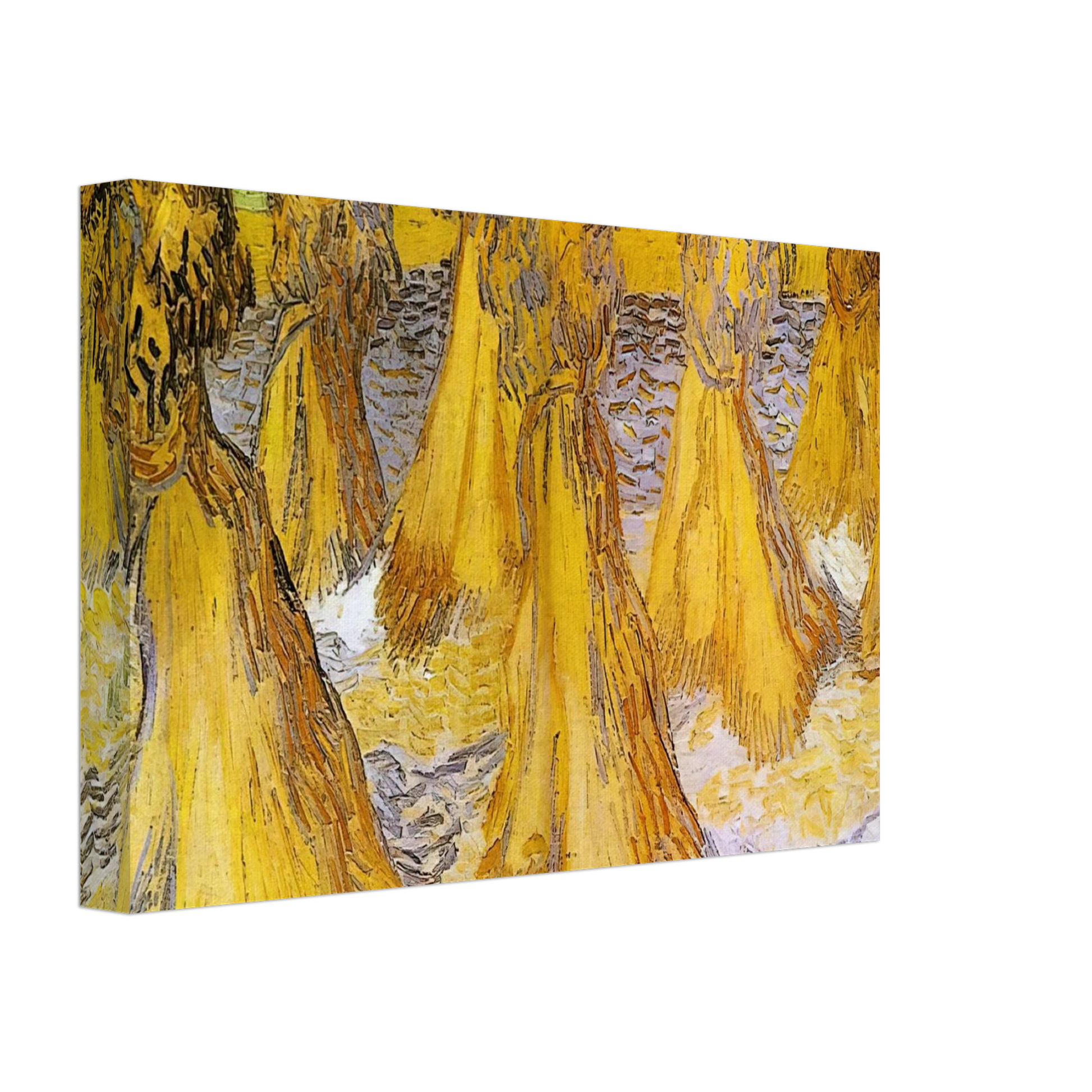 Vincent van Gogh - Sheaves of Wheat Canvas - 40x60 cm / 16x24 inches-canvas