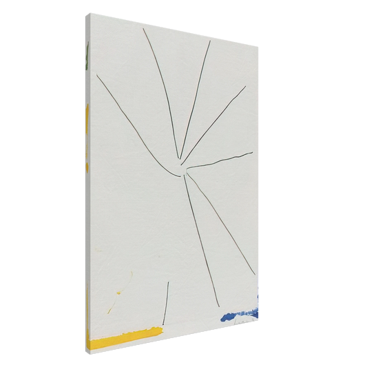 Helen Frankenthaler - Free Wheeling - 1971 Canvas - 20x30 cm / 8x12 inches-canvas