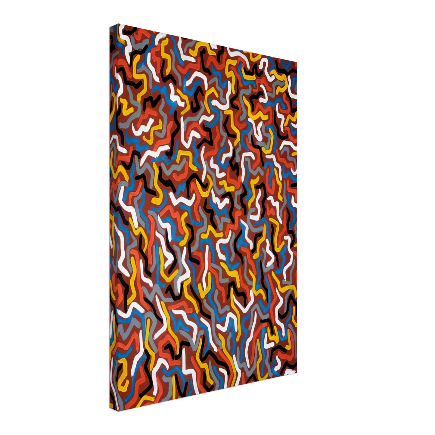Sol LeWitt - Squiggles Canvas - 70x100 cm / 28x40 inches-canvas