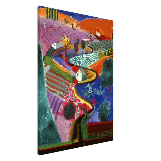 David Hockney - David Hockney Canvas - 20x30 cm / 8x12 inches-canvas