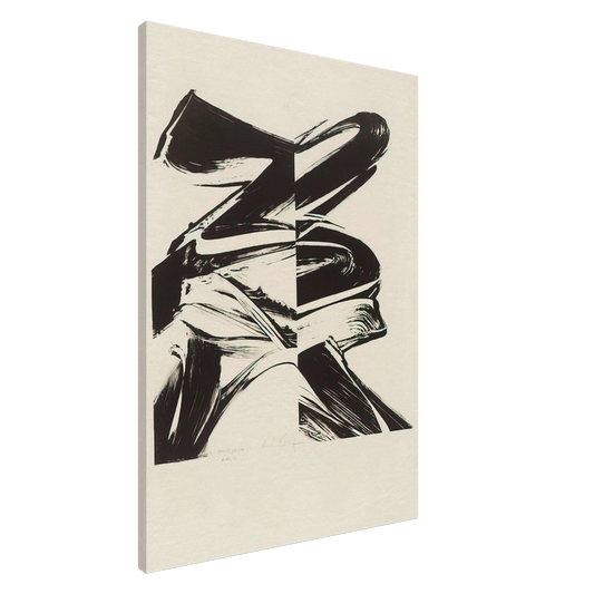 Karl Otto Gotz - Untitled From a Laugh without Mouth Canvas - 20x30 cm / 8x12 inches-canvas