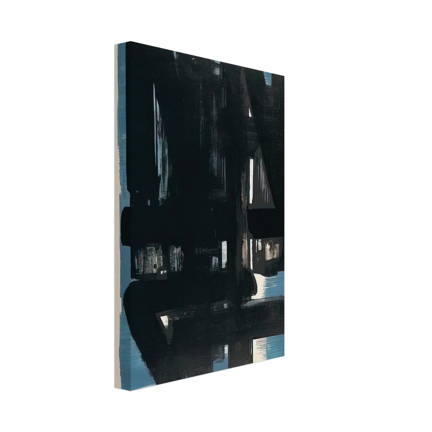 Pierre Soulages - Lithographie No. 5 - 1957 Canvas - 40x60 cm / 16x24 inches-canvas