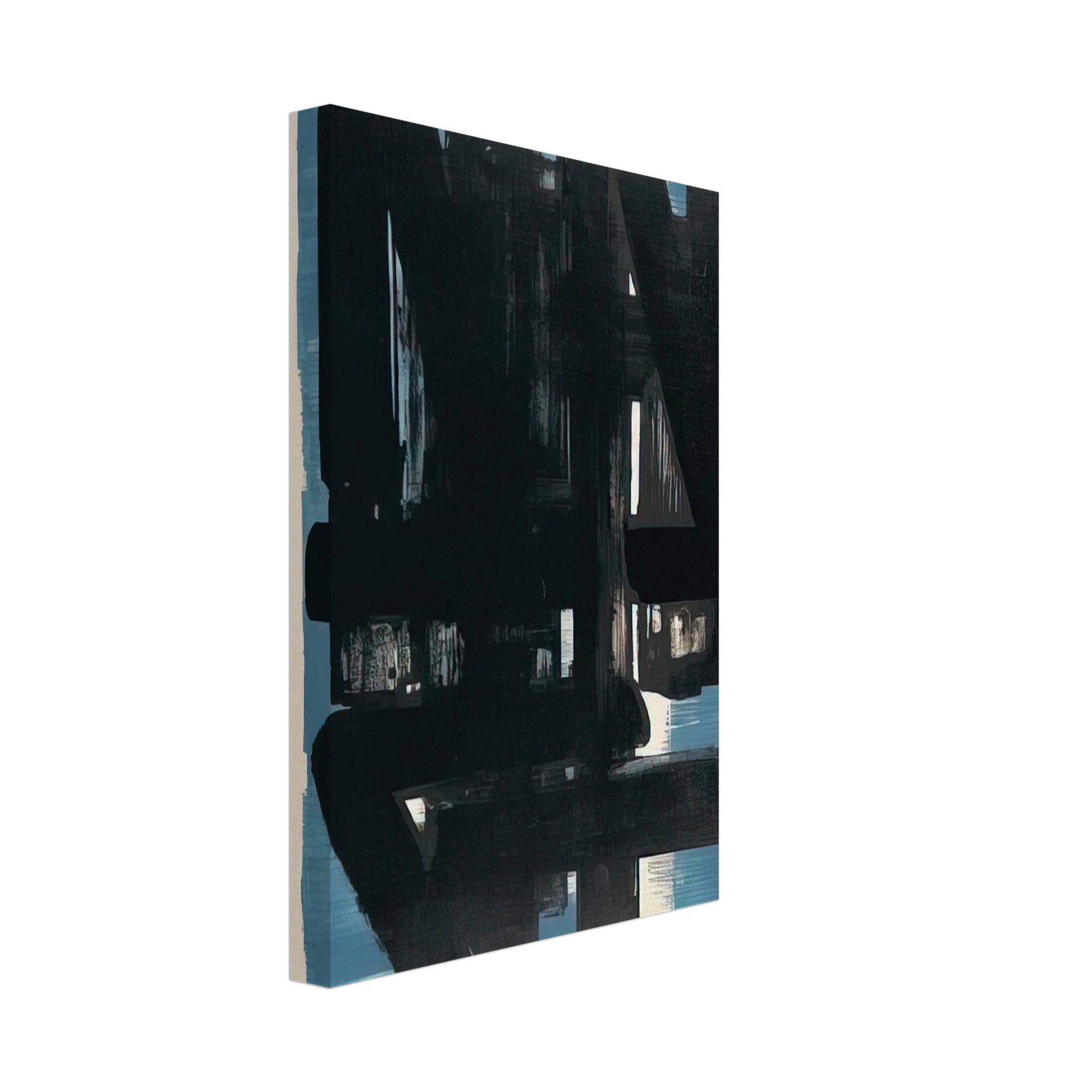 Pierre Soulages - Lithographie No. 5 - 1957 Canvas - 40x60 cm / 16x24 inches-canvas