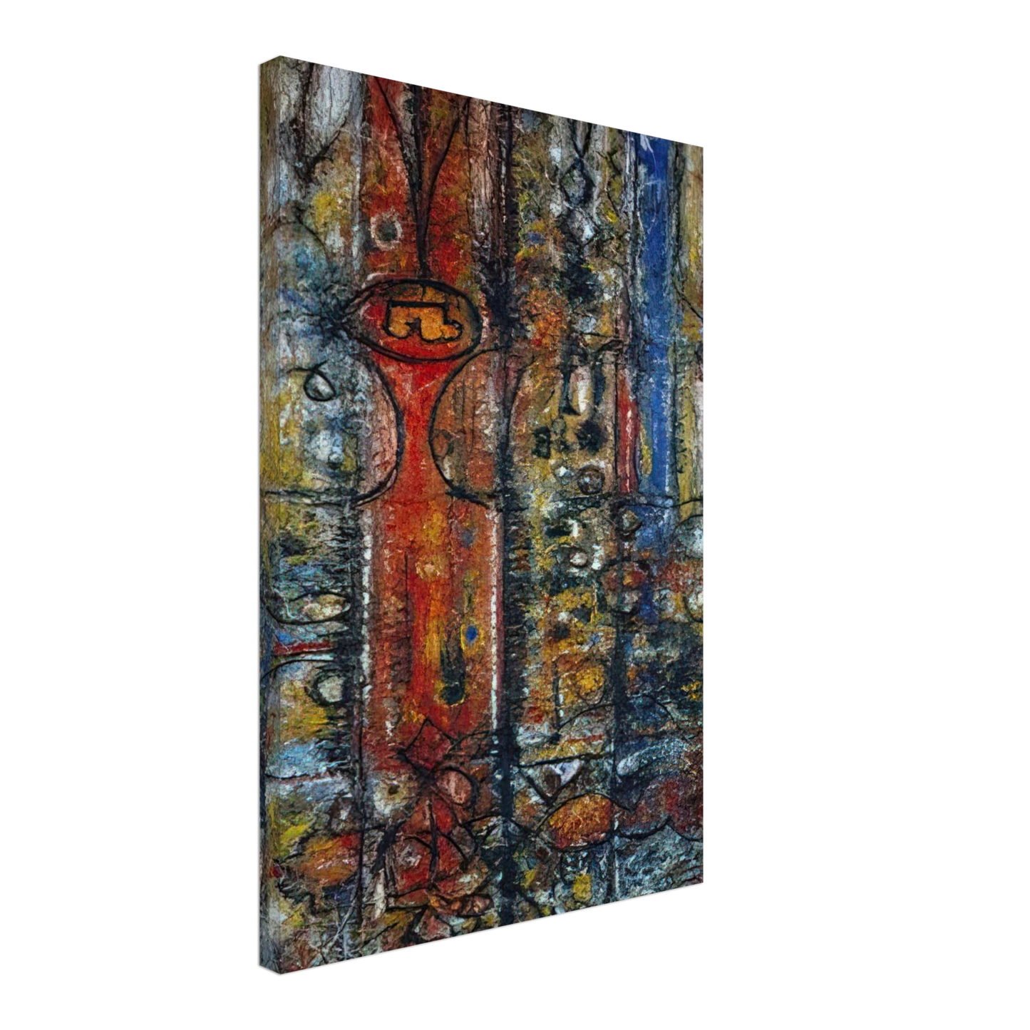 Richard Pousette-Dart - The Magnificent - 1951 Canvas - 40x60 cm / 16x24 inches-canvas