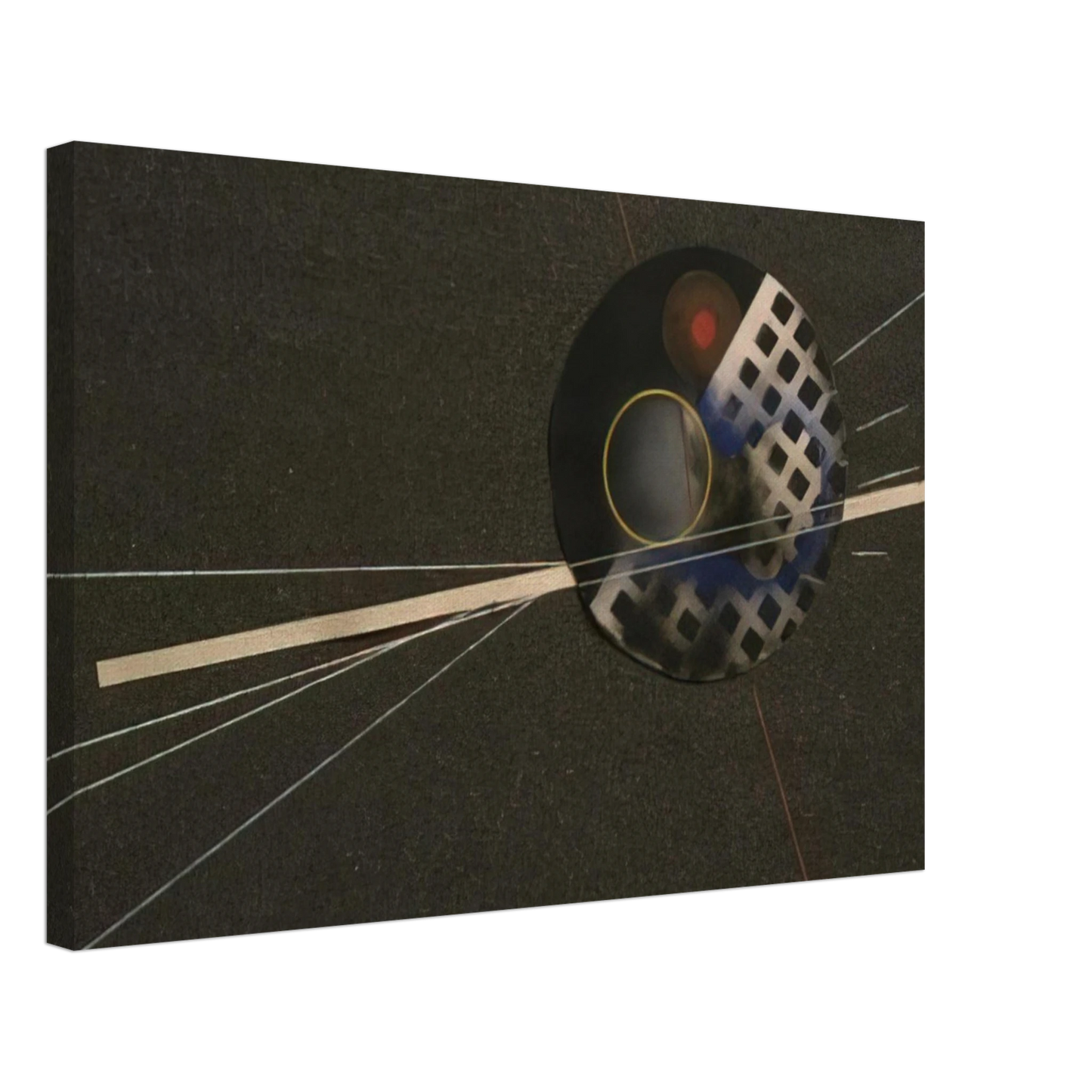 Laszlo Moholy-Nagy - Emery Paper collage Canvas - 70x100 cm / 28x40 inches-canvas