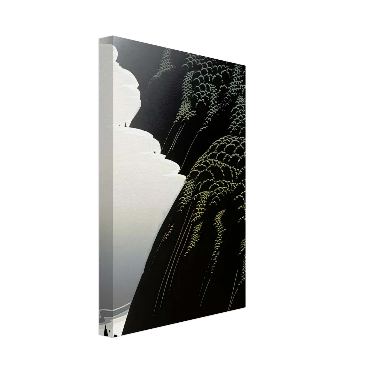 Eyvind Earle - California Coast Canvas - 40x60 cm / 16x24 inches-canvas