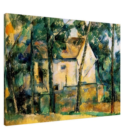 Paul Cezanne - House and Trees Canvas - 20x30 cm / 8x12 inches-canvas