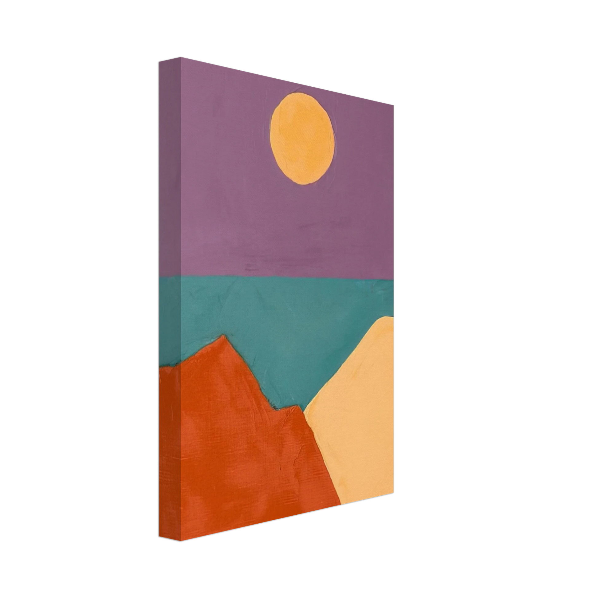 Etel Adnan - Untitled - 2015 Canvas - 40x60 cm / 16x24 inches-canvas
