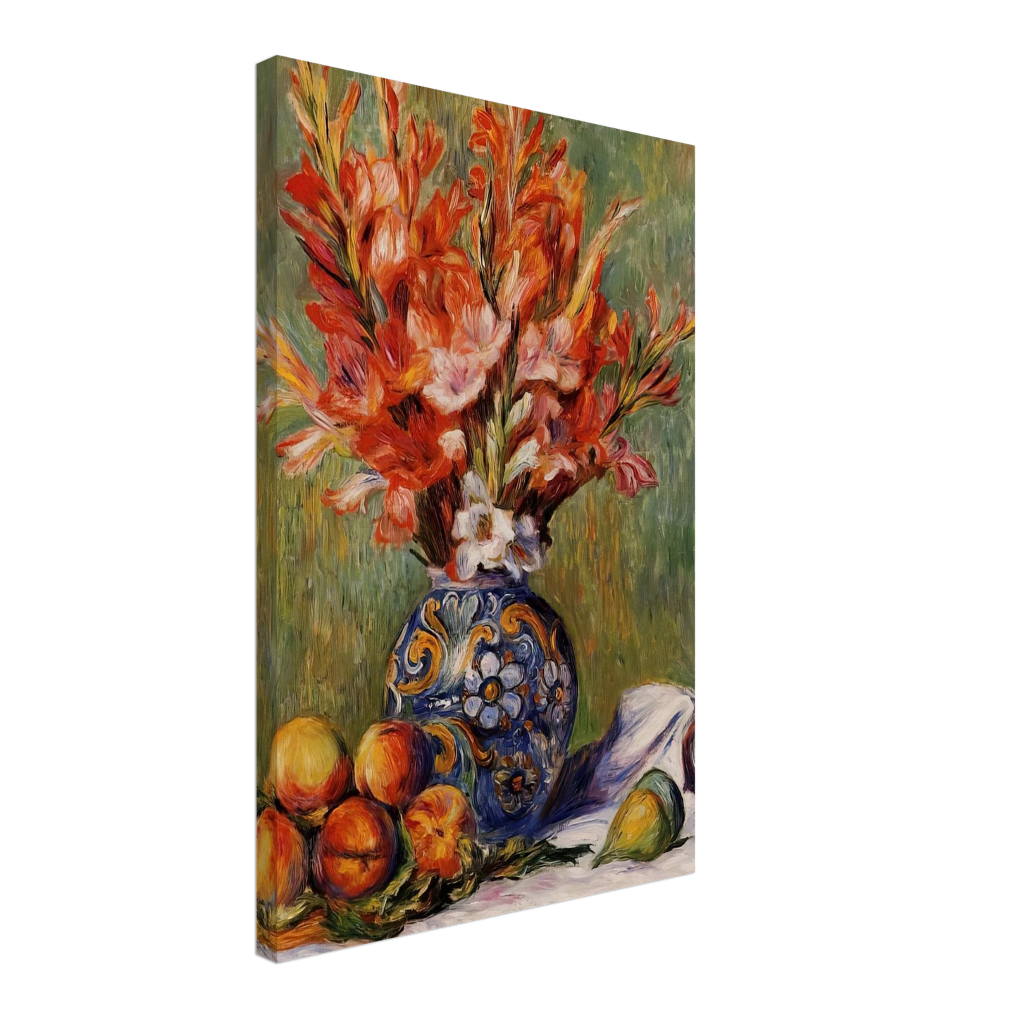 Pierre-Auguste Renoir - Flowers and Fruit Canvas - 70x100 cm / 28x40 inches-canvas