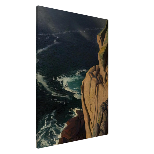 Laura Knight - THE CRUEL SEA 1967 Canvas - 20x30 cm / 8x12 inches-canvas