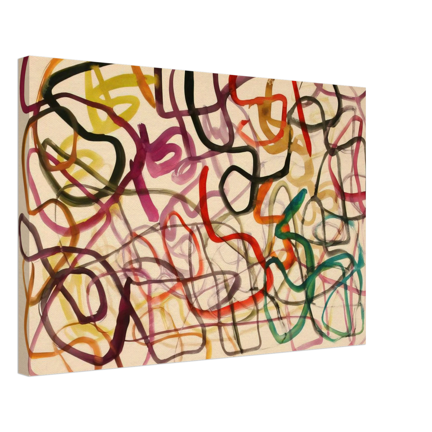 William Saroyan - #21 Saturday October 17, 1964 Fresno - 1964 Canvas - 70x100 cm / 28x40 inches-canvas