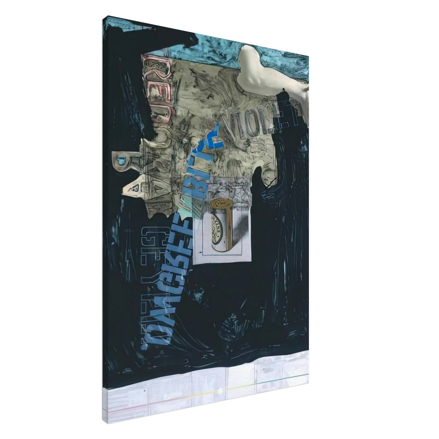 Jasper Johns - DECOY 1971 Canvas - 20x30 cm / 8x12 inches-canvas