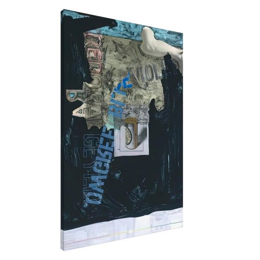 Jasper Johns - DECOY 1971 Canvas - 20x30 cm / 8x12 inches-canvas