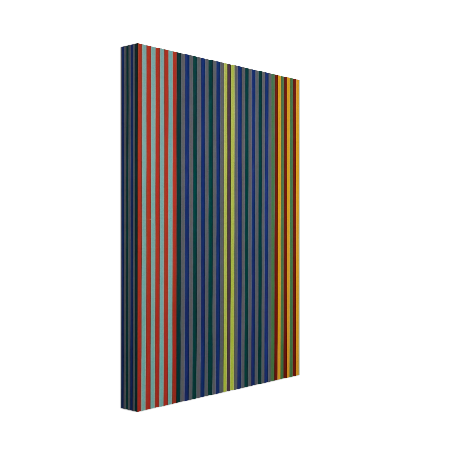 Gene Davis - Split Beat - 1965 Canvas - 40x60 cm / 16x24 inches-canvas